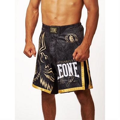 Leone 1947 Legionarivs II MMA Shorts Schwarz-Gold