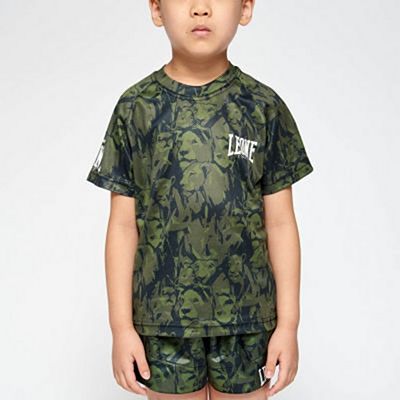 Leone 1947 Leo Camo Jr T-shirt Verde-Camo