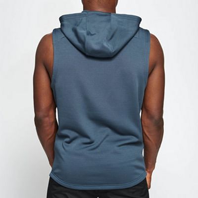 Leone 1947 Logo Hooded Sleeveless Sweatshirt Grau