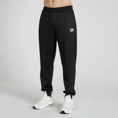 Leone 1947 Logo Joggers Negro-Blanco