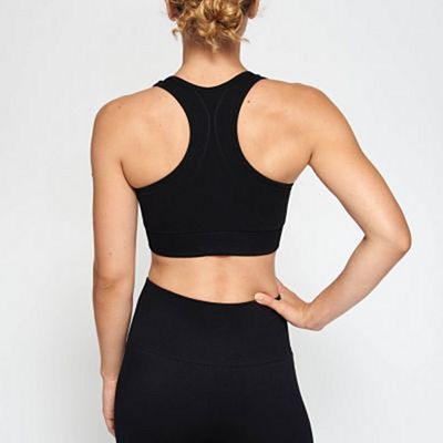 Leone 1947 Logo Sports Bra Nero