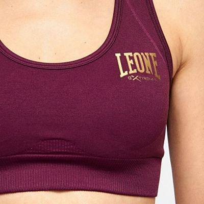 Leone 1947 Logo Sports Bra Morado