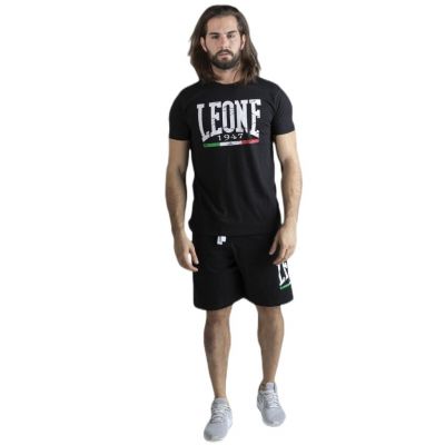 Leone 1947 Man Set T-shir Bermuda Basic Negro