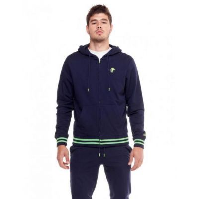 Leone 1947 Man Track Suits Smal Logo Fluo Azul Marino-Verde