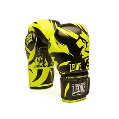 Leone 1947 Guantes Boxeo Mascot Negro-Amarillo