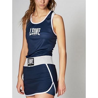 Leone 1947 Camiseta Boxeo Mujer Match Azul