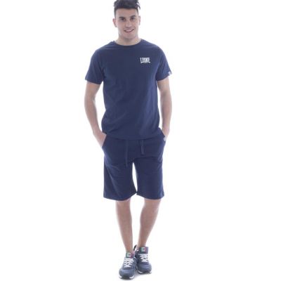 Leone 1947 Men Set T-shirt Bermuda M1361 Navy Blu