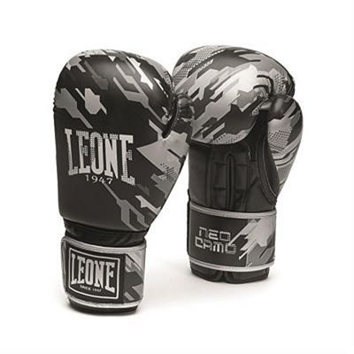 Leone 1947 Neo Camo Boxing Gloves Schwarz-Grau