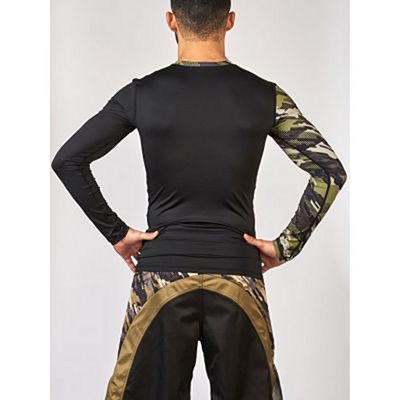 Leone 1947 Neo Camo Rashguard Negro-Verde