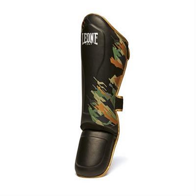 Leone 1947 Neo Camo Shinguards Nero-Verde