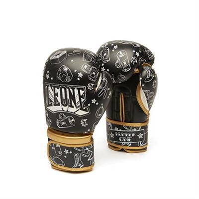 Leone 1947 Number One Kids Boxing Gloves Black