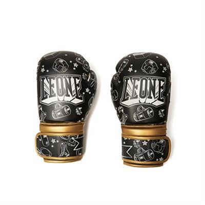 Leone 1947 Number One Kids Boxing Gloves Svart