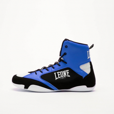 Chaussures de Boxe Leone 1947 Premium Bleu