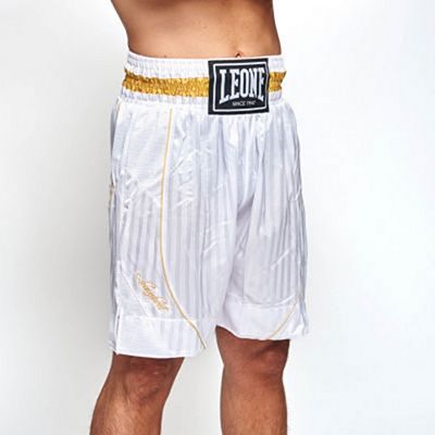 Leone 1947 Premium Boxing Shorts Blanco