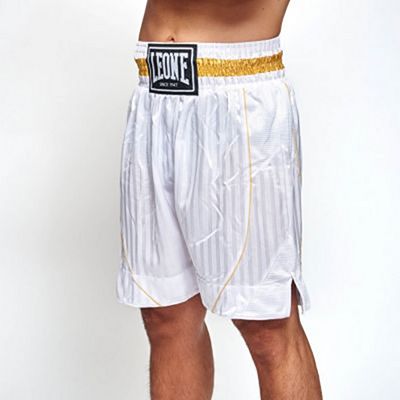 Leone 1947 Premium Boxing Shorts Blanco