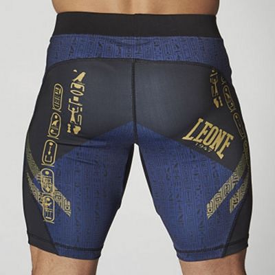 Leone 1947 Ramses Compression Shorts Preto-Azul