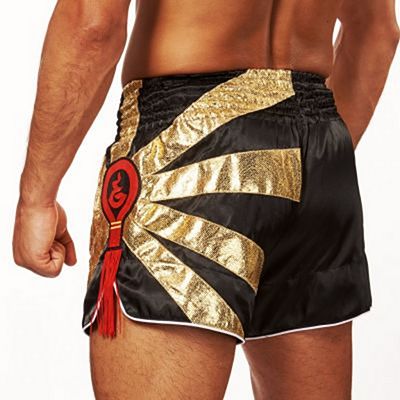 Leone 1947 Rayong Muay Thai Shorts Schwarz-Gold