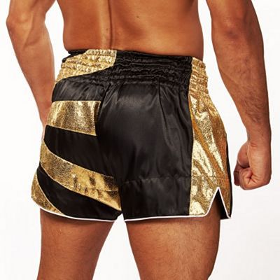 Leone 1947 Rayong Muay Thai Shorts Nero-Oro