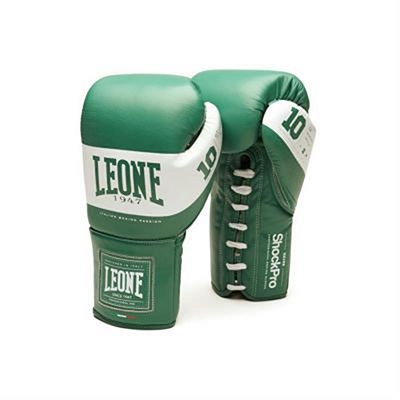 Leone 1947 Shock Pro Laces Boxing Gloves Grün