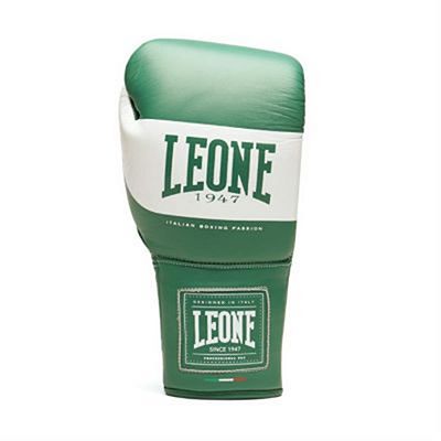 Leone 1947 Shock Pro Laces Boxing Gloves Grün