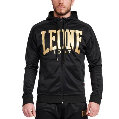 Leone 1947 Sudadera Con Capucha DNA AB312 Negro-Oro