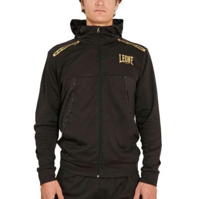 Leone 1947 Sudadera Con Capucha DNA SMALL Negro-Oro