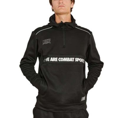 Leone 1947 Sudadera Con Capucha OUTLINE AB316 Black