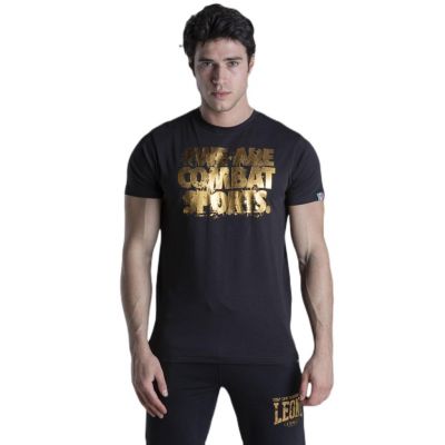 Leone 1947 T-shirt Wacs Gold Nos M2505 Noir