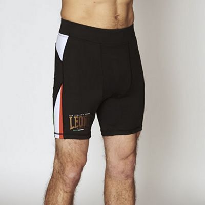 Leone 1947 The Italian Dream MMA Compression Shorts Fekete