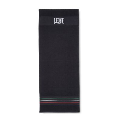 Leone 1947 Toalla Gym FLAG AC921 Schwarz