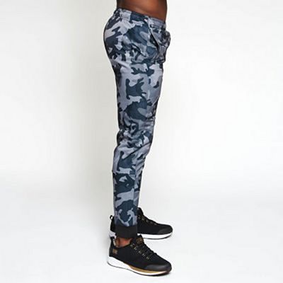 Leone 1947 Trousers Camo Grigio