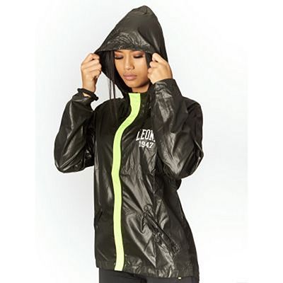 Leone 1947 Windproof & Waterproof Training Jacket Fekete