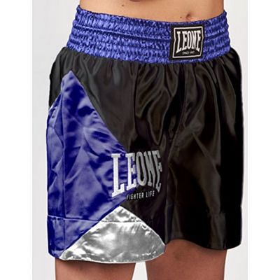 Leone 1947 Woman Boxing Shorts Fighter Life Preto-Roxo