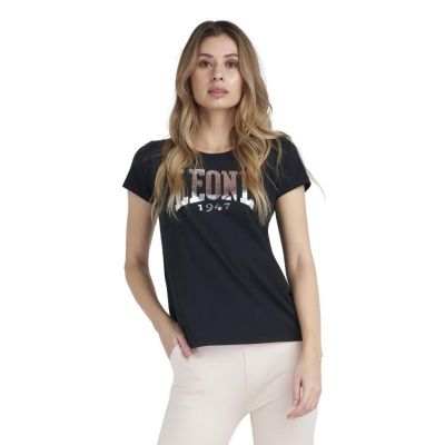 Leone 1947 Woman T-shirt W3881 Schwarz