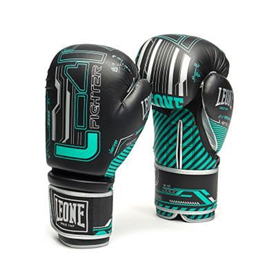 Leone Boxing Cyborg Boxing Gloves Black