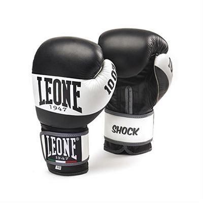 Leone 1947 Shock Boxing Gloves Nero-Bianco