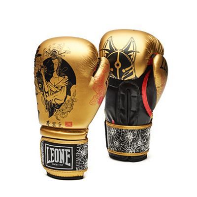 Leone Boxing Guantes Boxeo Mujer Kitsune Oro