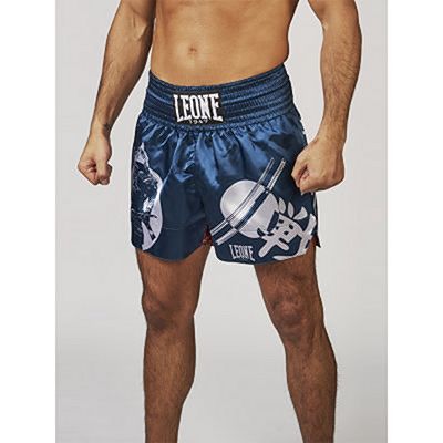 Leone Boxing Mononofu Muay Thai Shorts Blå-Röd