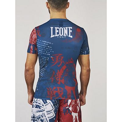 Leone Boxing Mononofu Rashguard Rot-Blau