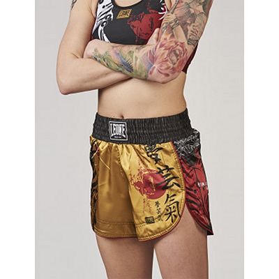 Leone Boxing Kitsune Thai Shorts Dourado