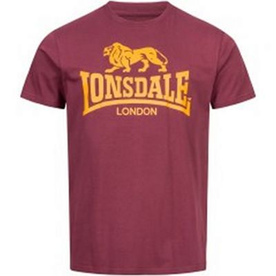 Lonsdale Logo Gots Men T-shirt Rouge