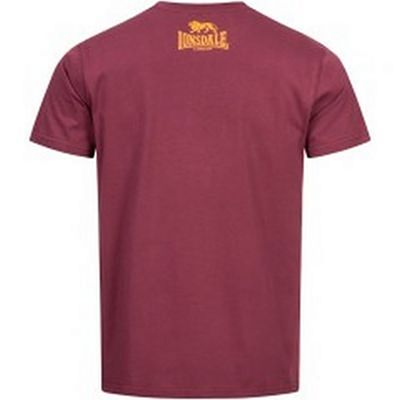 Lonsdale Logo Gots Men T-shirt Rojo