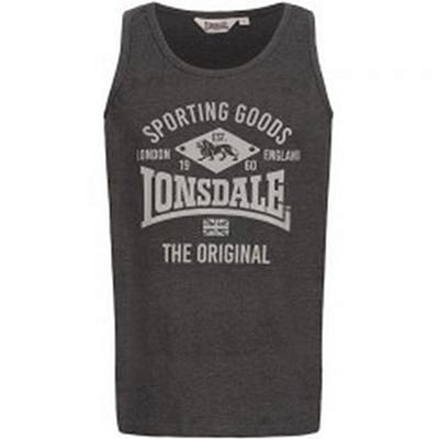 Lonsdale Pilton Mens Singlet Regular Fit Grau