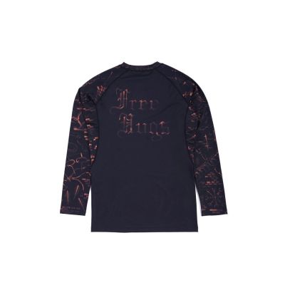 Manto Long Sleeve Rashguard FREE HUGS Black-Brown