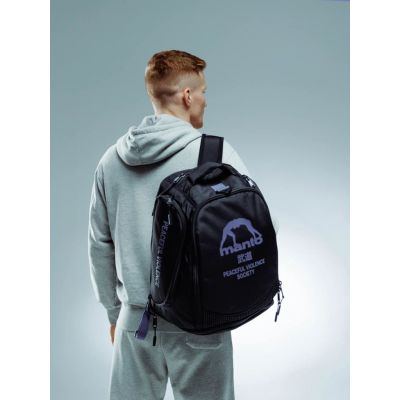 Manto Convertible Backpack Society Medium Black-Purple