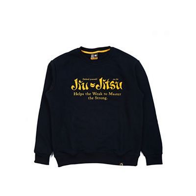 Manto Crewneck Vintage Preto-Amarelo