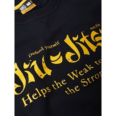 Manto Crewneck Vintage Preto-Amarelo