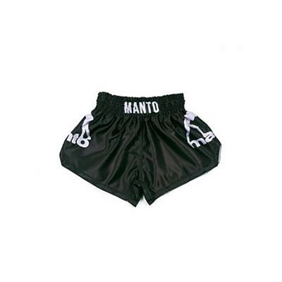 Manto Dual Muay Thai Short Schwarz