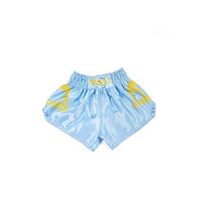 Manto Dual Muay Thai Short Hellblau