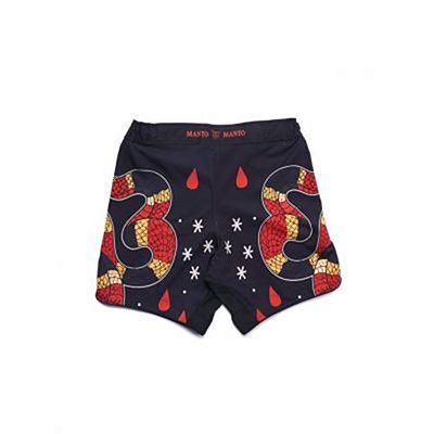 Manto Fight Shorts CORAL Negro